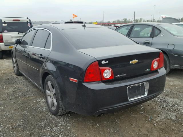 1G1ZC5EU4BF397051 - 2011 CHEVROLET MALIBU 1LT BLACK photo 3