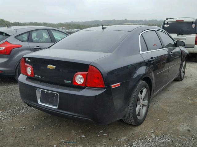 1G1ZC5EU4BF397051 - 2011 CHEVROLET MALIBU 1LT BLACK photo 4