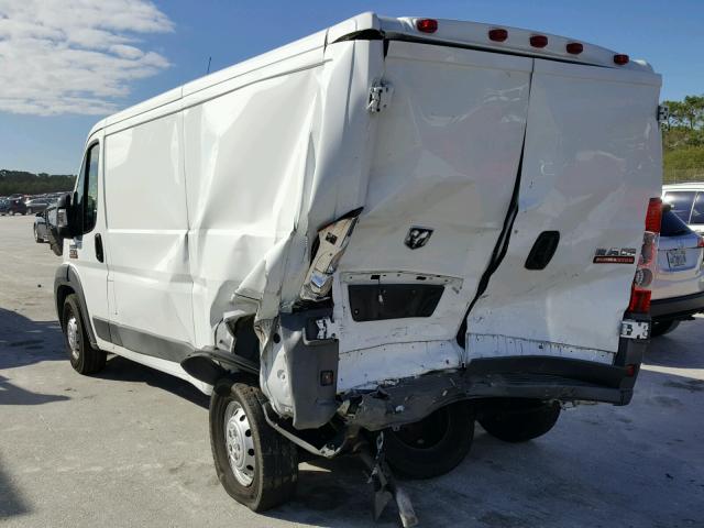 3C6TRVAG2EE106886 - 2014 RAM PROMASTER WHITE photo 3