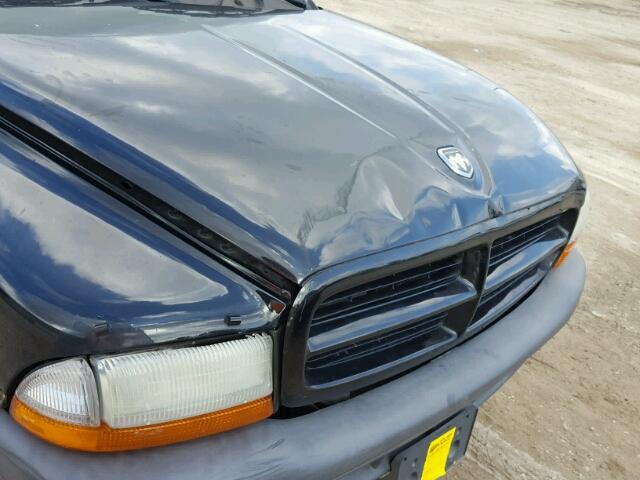 1D4HR38N83F589457 - 2003 DODGE DURANGO SP BLACK photo 9