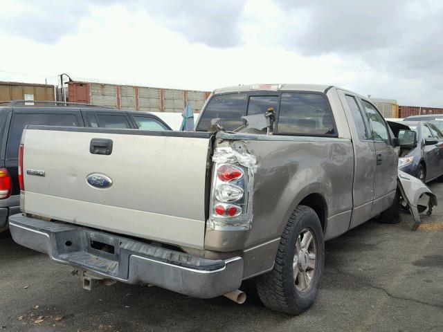 1FTPX12534NB14057 - 2004 FORD F150 GOLD photo 4