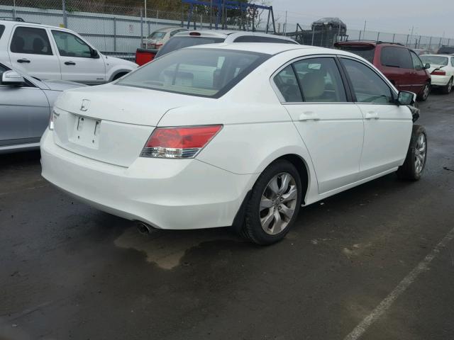 1HGCP2F81AA060626 - 2010 HONDA ACCORD EXL WHITE photo 4