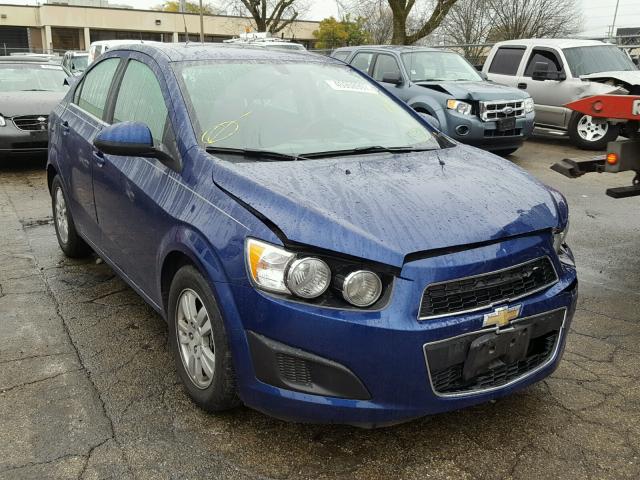 1G1JC5SB2E4145511 - 2014 CHEVROLET SONIC LT BLUE photo 1