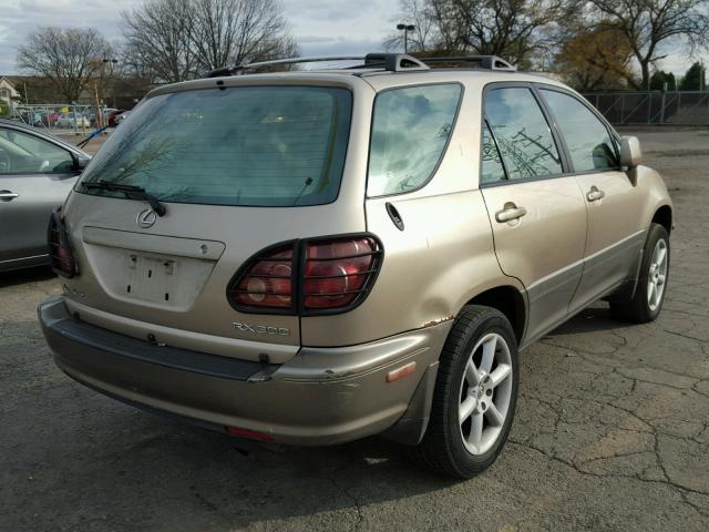 JT6HF10U5Y0107364 - 2000 LEXUS RX 300 BEIGE photo 4