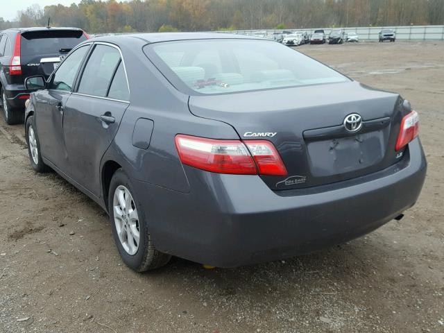 4T1BE46K09U291191 - 2009 TOYOTA CAMRY BASE GRAY photo 3