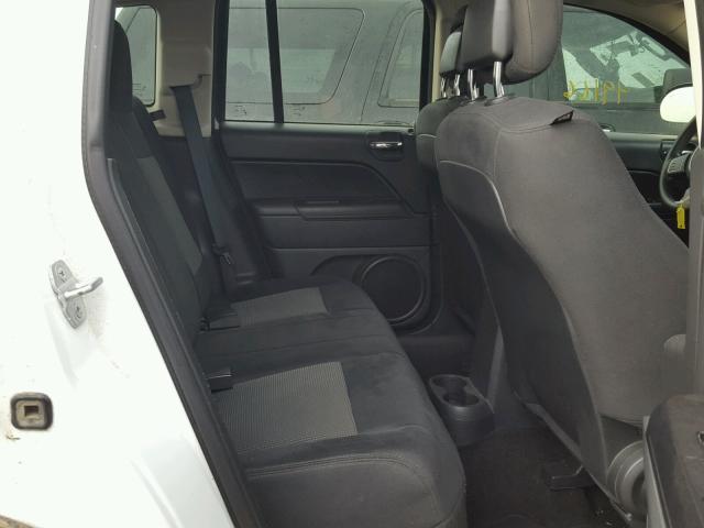 1C4NJCBA2ED666836 - 2014 JEEP COMPASS SP WHITE photo 6