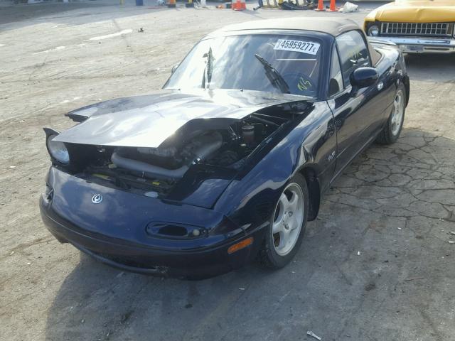 JM1NA3530T0710236 - 1996 MAZDA MX-5 MIATA BLUE photo 2