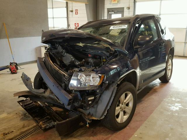 1C4NJDBB3ED728159 - 2014 JEEP COMPASS SP ლურჯი ფოტო 2