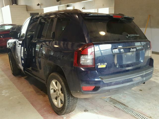 1C4NJDBB3ED728159 - 2014 JEEP COMPASS SP ლურჯი ფოტო 3