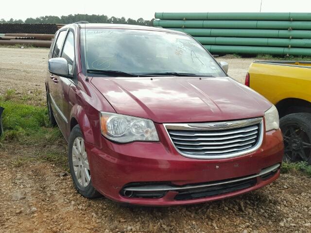 2C4RC1CGXCR278914 - 2012 CHRYSLER TOWN & COU MAROON photo 1