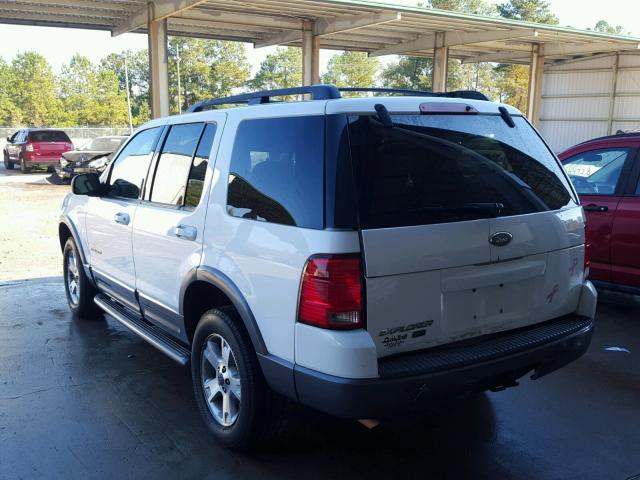 1FMZU63K04UA10629 - 2004 FORD EXPLORER WHITE photo 3