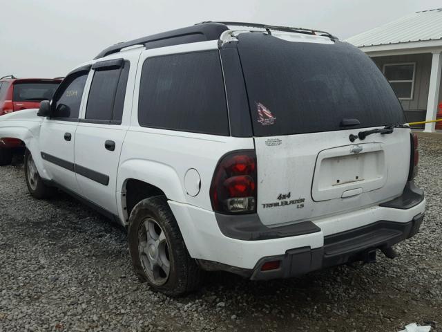 1GNET16S656157524 - 2005 CHEVROLET TRAILBLAZE WHITE photo 3