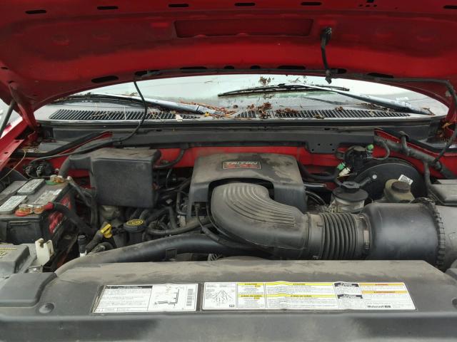 2FTRX18L0WCA42483 - 1998 FORD F150 RED photo 7