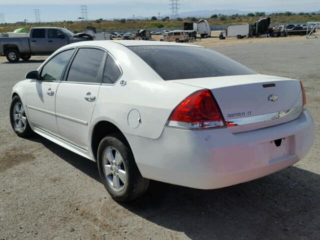 2G1WT57N591312230 - 2009 CHEVROLET IMPALA 1LT WHITE photo 3