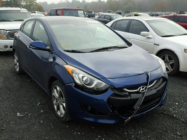 KMHD35LE4DU103395 - 2013 HYUNDAI ELANTRA GT BLUE photo 1