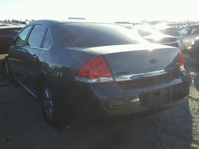 2G1WG5EK0B1135251 - 2011 CHEVROLET IMPALA LT CHARCOAL photo 3