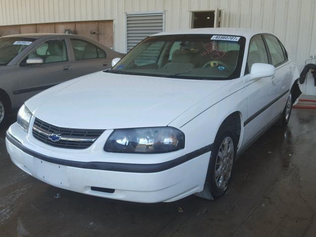 2G1WF52E049306828 - 2004 CHEVROLET IMPALA WHITE photo 2