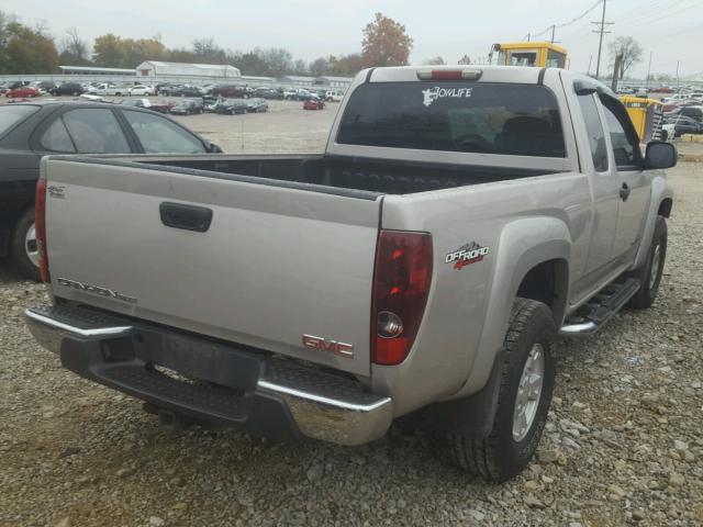 1GTDT196358127520 - 2005 GMC CANYON BEIGE photo 4