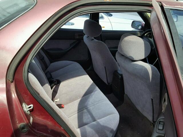 4T1BF12K6TU136105 - 1996 TOYOTA CAMRY LE MAROON photo 6