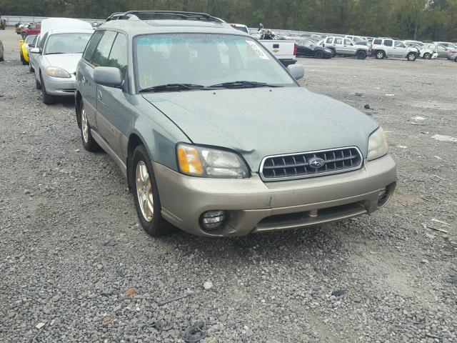 4S3BH686037621375 - 2003 SUBARU LEGACY OUT GREEN photo 1