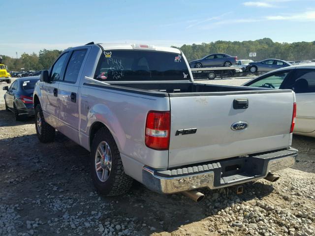 1FTPW12504KA81944 - 2004 FORD F150 SUPER SILVER photo 3