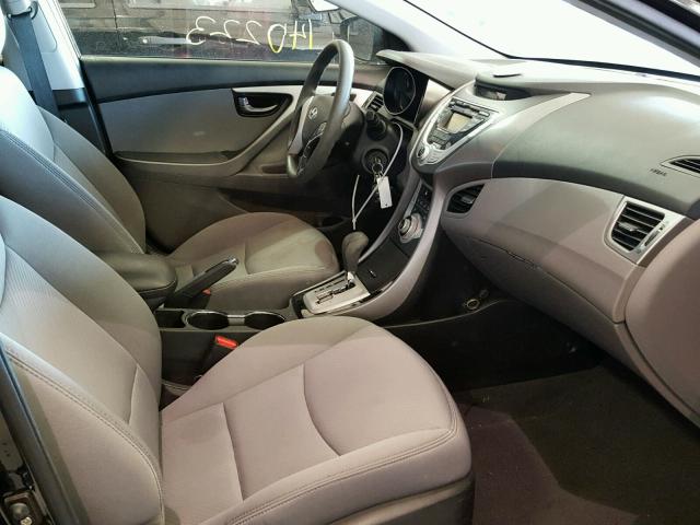 5NPDH4AE0CH066681 - 2012 HYUNDAI ELANTRA GL BLACK photo 5