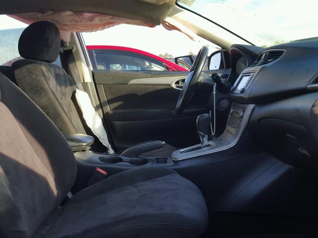 3N1AB7AP0DL664233 - 2013 NISSAN SENTRA S SILVER photo 5