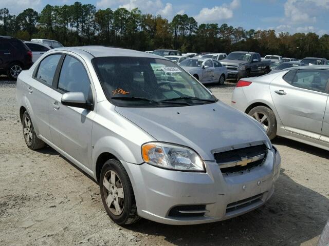 KL1TD56E29B375172 - 2009 CHEVROLET AVEO LS SILVER photo 1