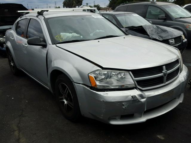 1B3CC4FB1AN186917 - 2010 DODGE AVENGER SILVER photo 1