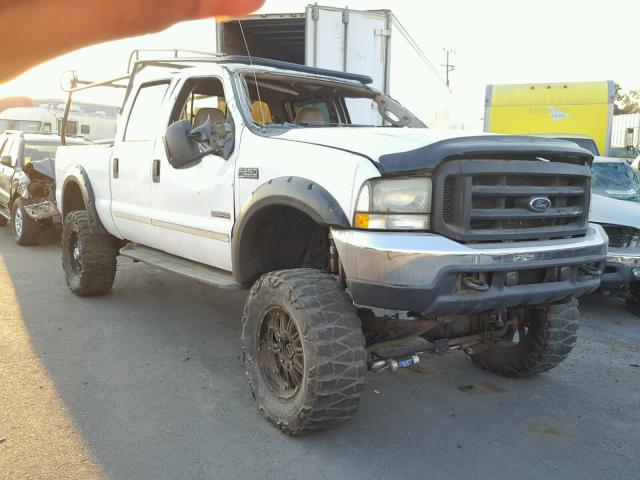 1FTNW21P94EB93950 - 2004 FORD F250 SUPER WHITE photo 1