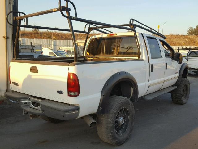 1FTNW21P94EB93950 - 2004 FORD F250 SUPER WHITE photo 4