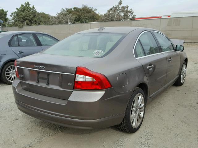 YV1AS982771027168 - 2007 VOLVO S80 3.2 BROWN photo 4