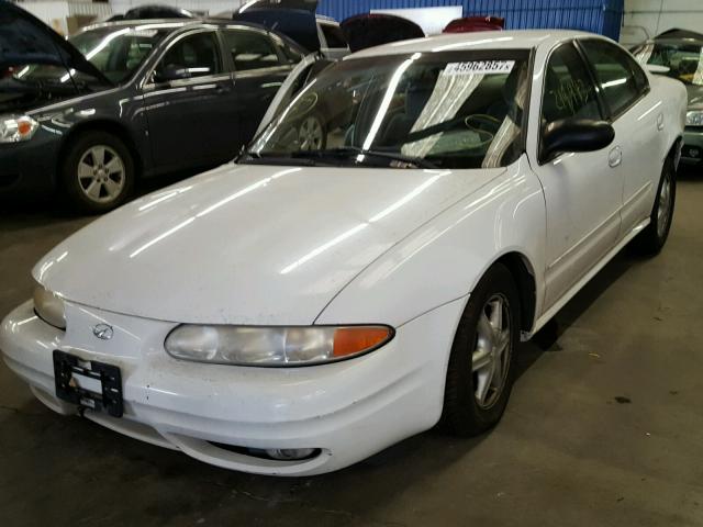 1G3NL52FX4C116774 - 2004 OLDSMOBILE ALERO GL WHITE photo 2