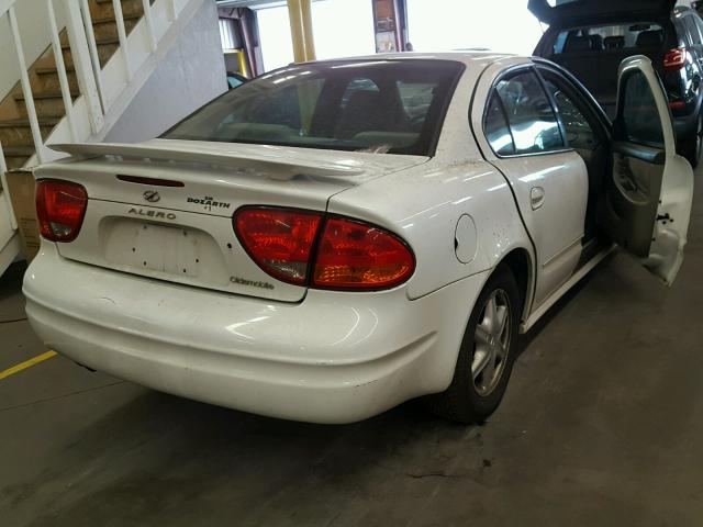 1G3NL52FX4C116774 - 2004 OLDSMOBILE ALERO GL WHITE photo 4