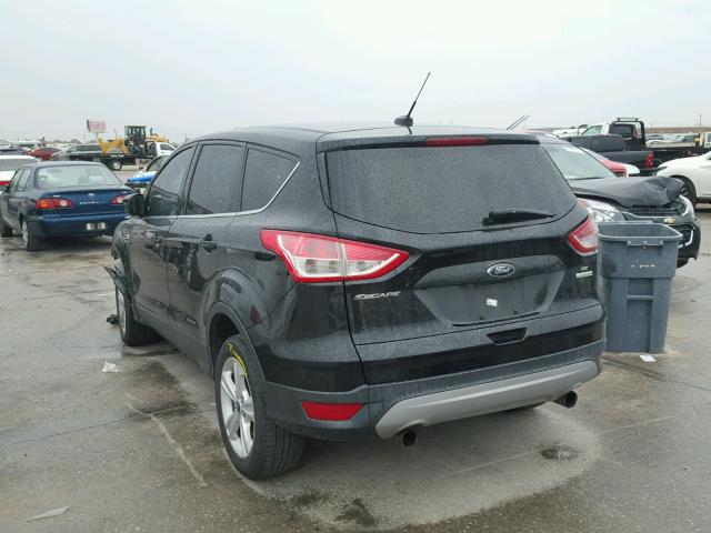 1FMCU0GXXDUB30785 - 2013 FORD ESCAPE SE BLACK photo 3