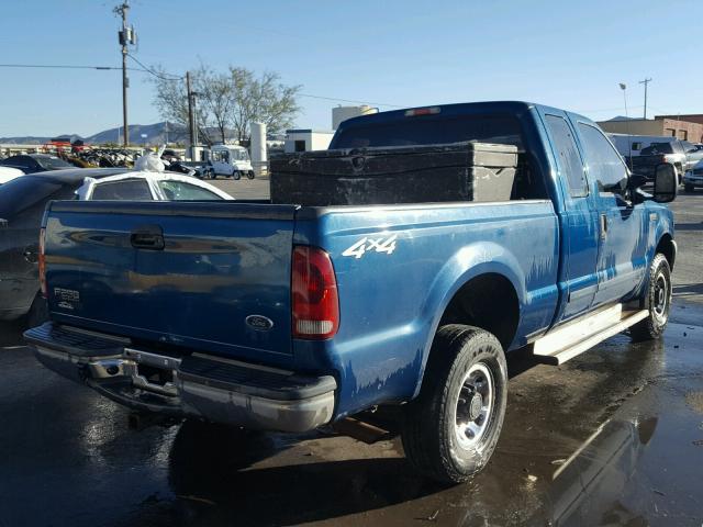 1FTNX21S81ED00371 - 2001 FORD F250 SUPER GREEN photo 4