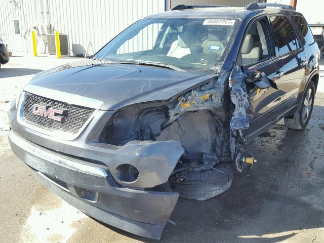 1GKKRRED6BJ258149 - 2011 GMC ACADIA SLT გრაფიტი ფოტო 2