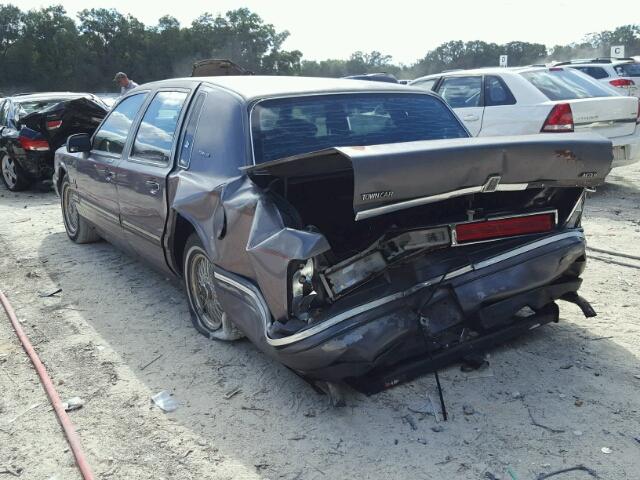 1LNLM81W2SY739373 - 1995 LINCOLN TOWN CAR E GRAY photo 3