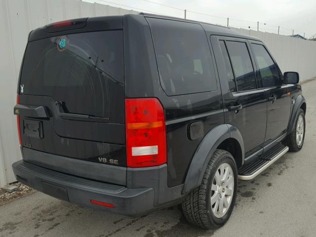 SALAD25415A321328 - 2005 LAND ROVER LR3 BLACK photo 4