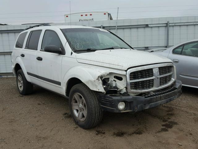 1D4HB48N06F147254 - 2006 DODGE DURANGO SL WHITE photo 1