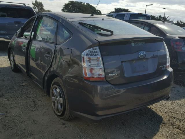 JTDKB20U483331840 - 2008 TOYOTA PRIUS GRAY photo 3