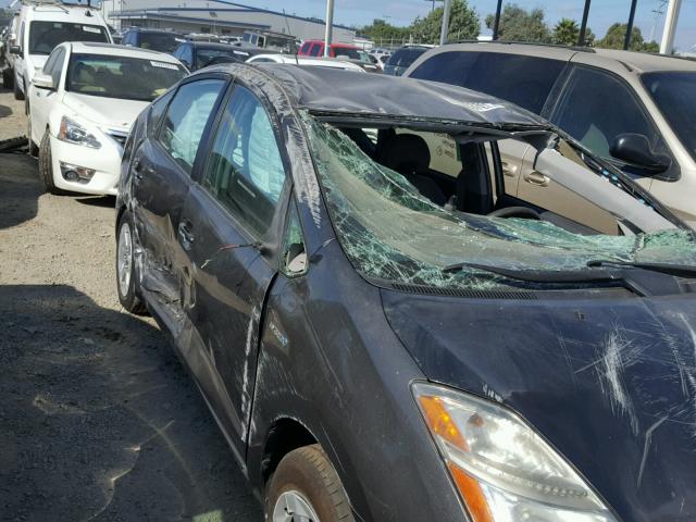 JTDKB20U483331840 - 2008 TOYOTA PRIUS GRAY photo 9