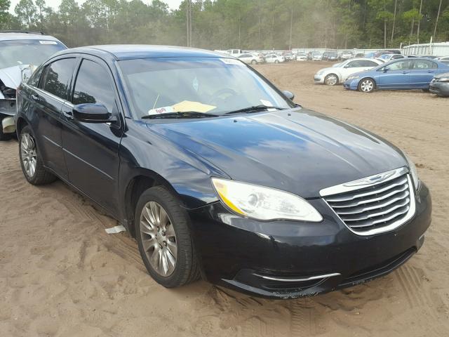 1C3CCBAB5CN201582 - 2012 CHRYSLER 200 LX BLACK photo 1