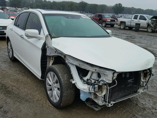 1HGCR2F80DA207582 - 2013 HONDA ACCORD EXL WHITE photo 1