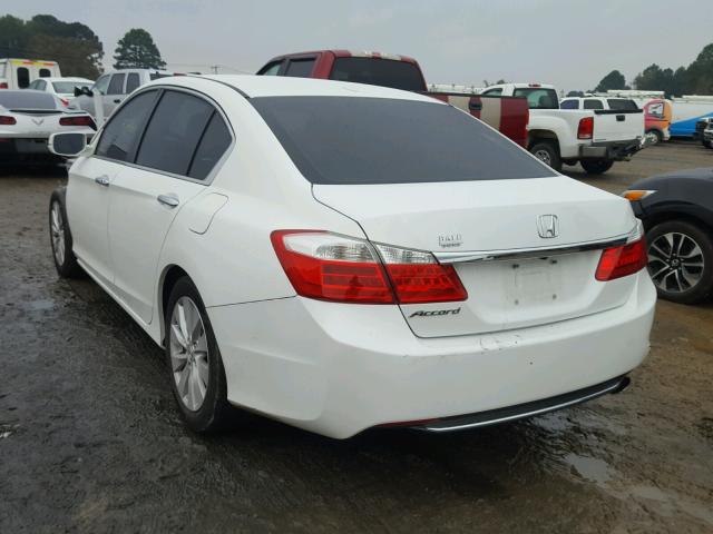 1HGCR2F80DA207582 - 2013 HONDA ACCORD EXL WHITE photo 3