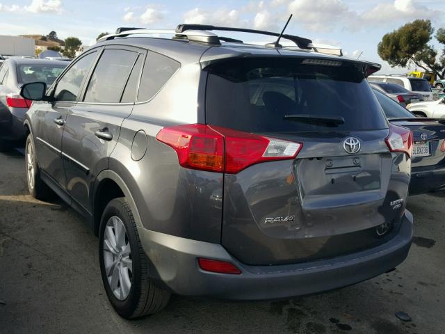 2T3DFREV0DW096612 - 2013 TOYOTA RAV4 LIMIT GRAY photo 3