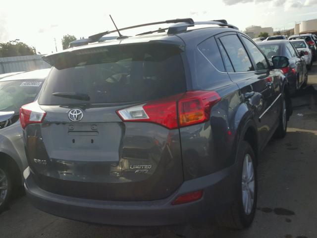 2T3DFREV0DW096612 - 2013 TOYOTA RAV4 LIMIT GRAY photo 4