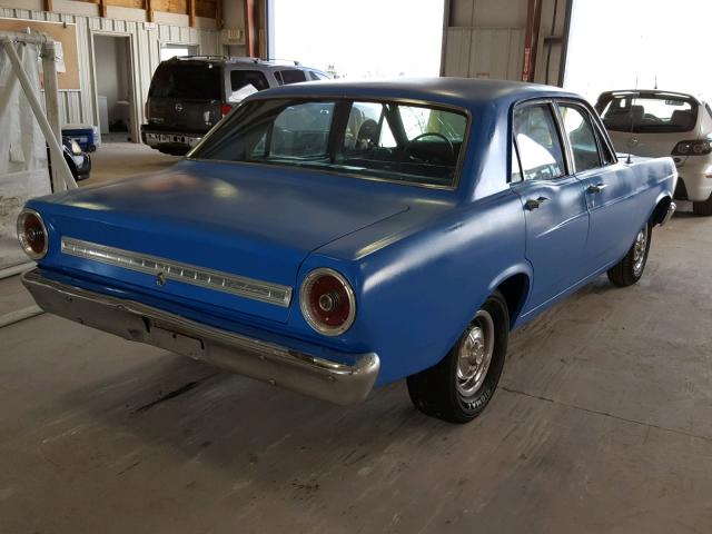 6K12T152678 - 1965 FORD FALCON BLUE photo 4