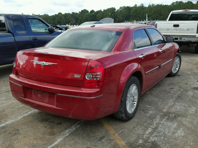 2C3CA5CV4AH325086 - 2010 CHRYSLER 300 TOURIN MAROON photo 4