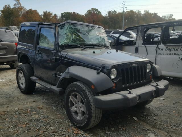 1J4AA2D14BL596063 - 2011 JEEP WRANGLER S BLACK photo 1